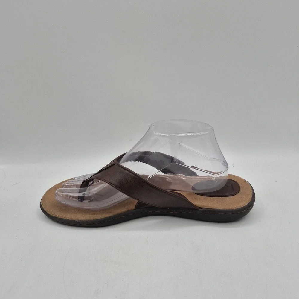 B.o.c Sandals Mens Size 10 Brown Thong‎ Flip Flop Comfort Shoes Casual Beach